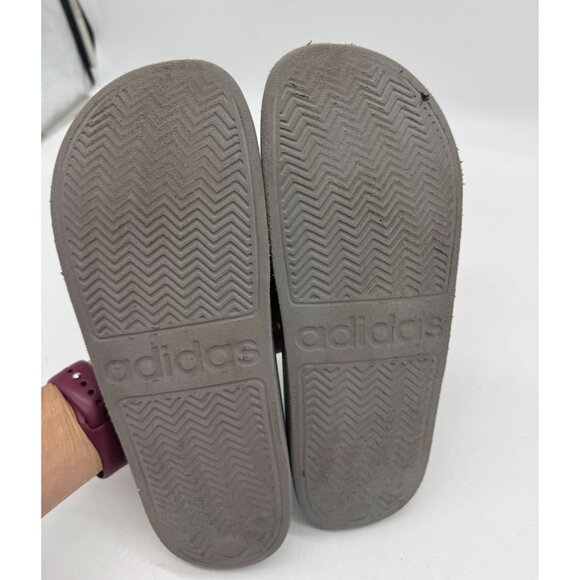 Adidas Mens  Adilette Shower Slides Slipper Size 8 Gray Slip On Cushioned Casual - Picture 16 of 16
